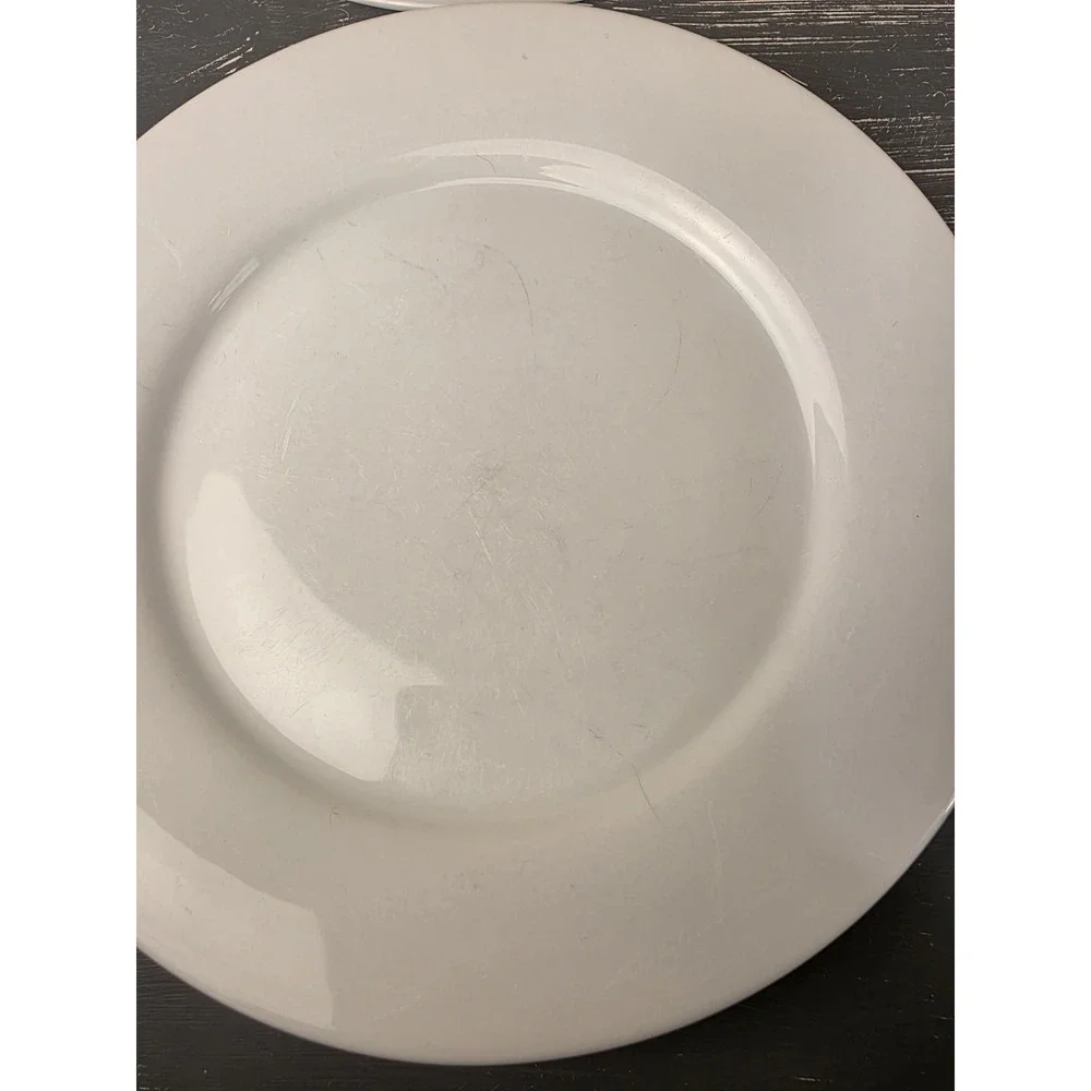 4 Crate & Barrel Aspen White 8 3/8